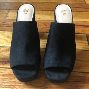 H&M heels black heels